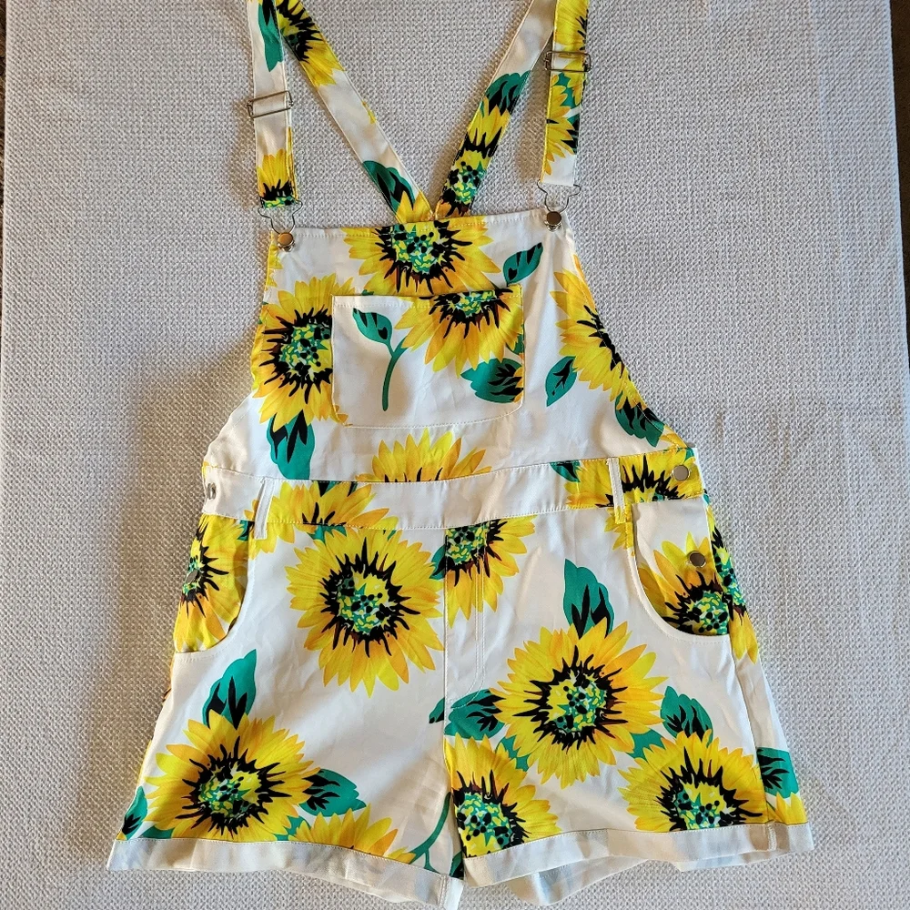 Sunflower Overalls - Picture 1 of 2